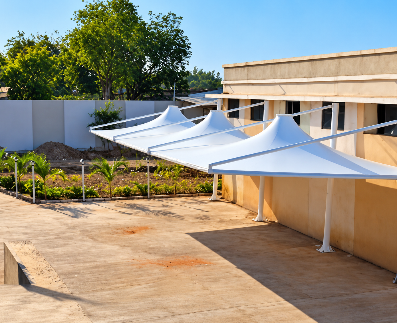 Canopy tensile shade